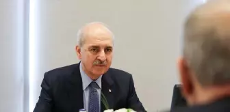 TBMM Başkanı Kurtulmuş, Filistin Ulusal Konseyi Başkanı Fattouh ile görüştü