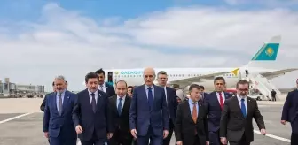 TBMM Başkanı Kurtulmuş, Kazakistan Meclis Başkanı Koşanov ile Görüştü