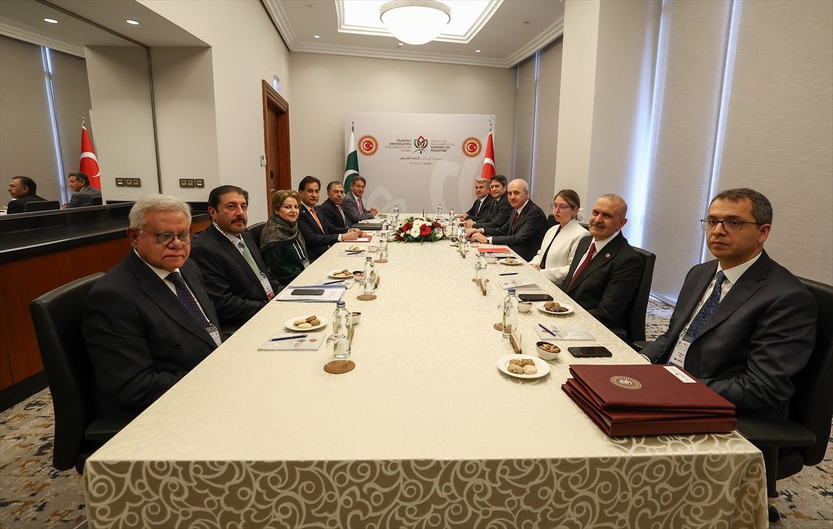 TBMM Başkanı Kurtulmuş, Filistin'i Destekleyen Parlamentolar Grubu Toplantısında Önemli Açıklamalarda Bulundu