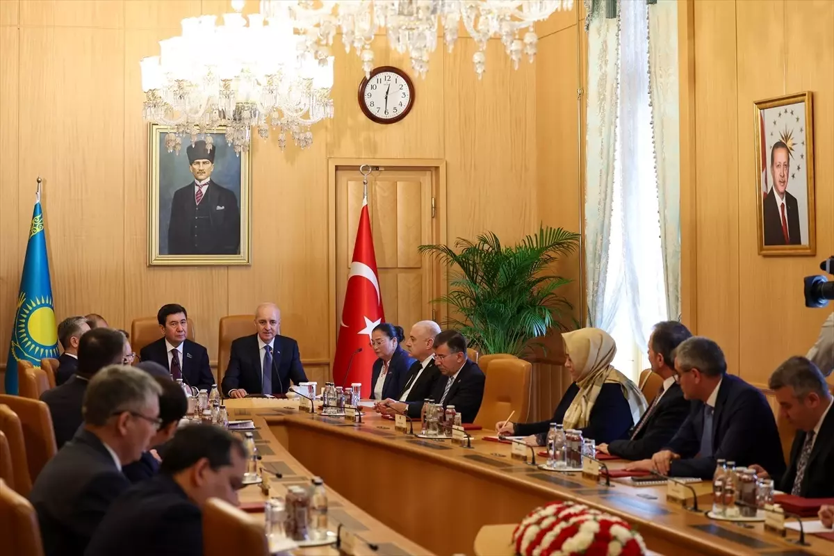 TBMM Başkanı Kurtulmuş, Kazakistan ile İşbirliğini Güçlendirmeyi Hedefliyor