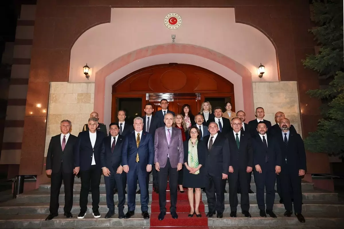 TBMM Başkanı Numan Kurtulmuş, Bişkek Büyükelçiliğini Ziyaret Etti