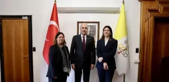 TBMM Başkanı Numan Kurtulmuş'tan Vatikan Büyükelçiliği Ziyareti