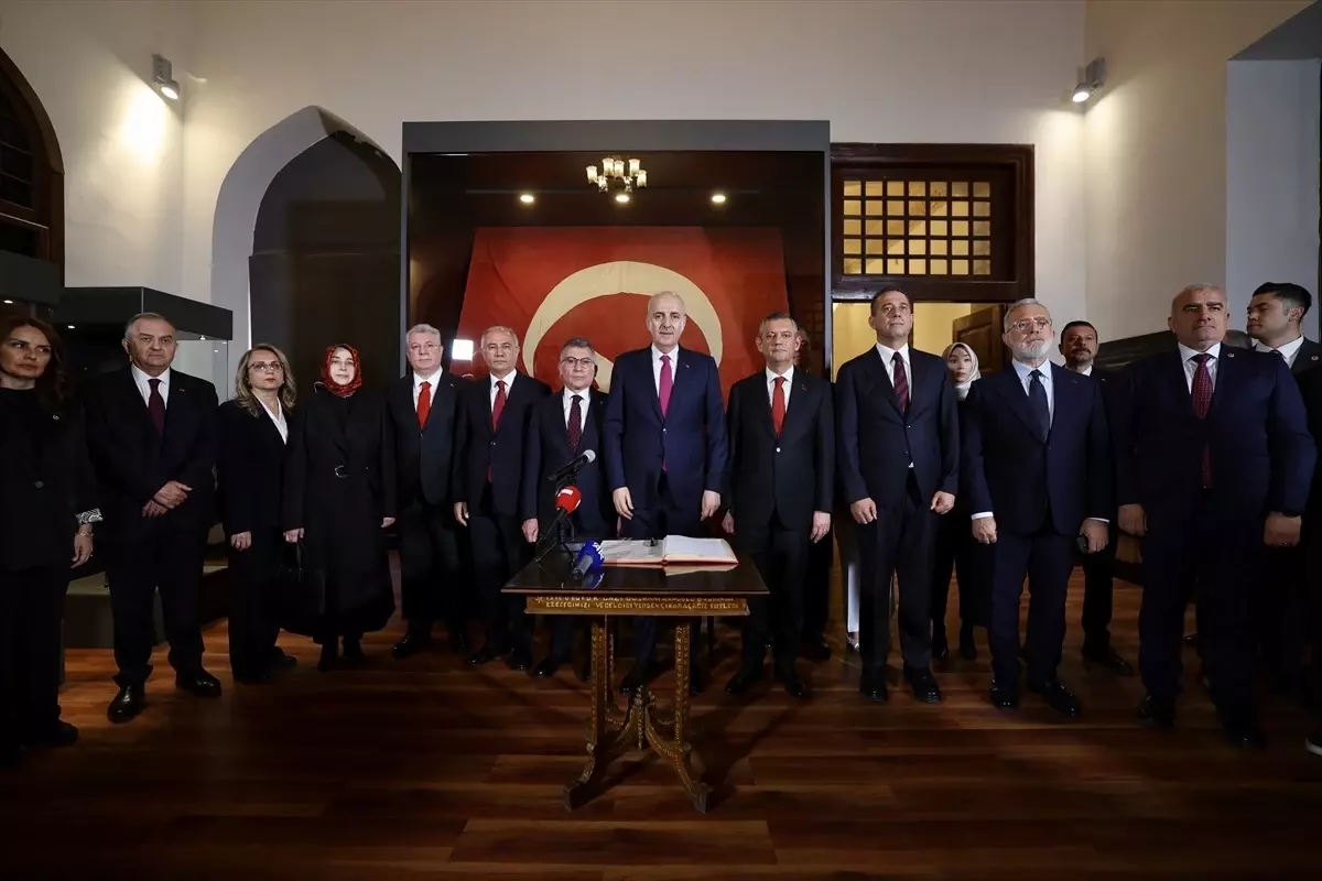 TBMM'nin açılışının 105. yıl dönümü dolayısıyla Birinci Meclis'te anma töreni düzenlendi