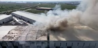 Tekirdağ'da Kauçuk Fabrikasında Yangın Kontrol Altına Alındı
