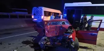 Çerkezköy'de Otomobil ile Midibüs Çarpıştı: 1 Ölü