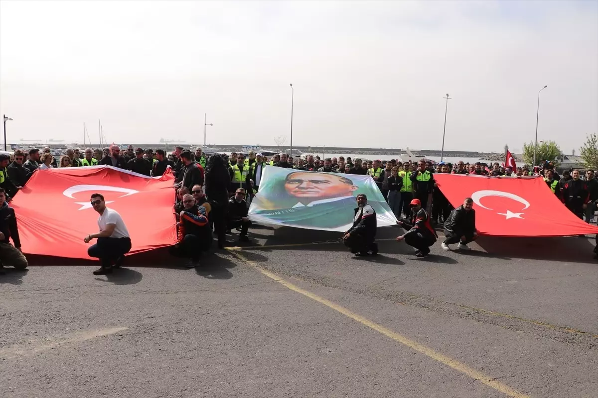 Tekirdağ'da Turizm Haftası Kutlamaları Kapsamında Motosiklet Turu Düzenlendi