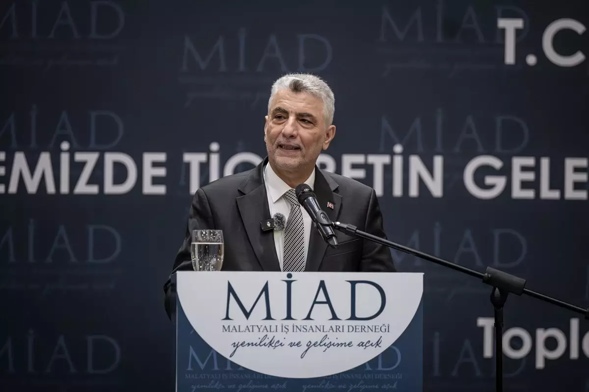 Ticaret Bakanı Bolat, MİAD'ın geleneksel aylık toplantısında konuştu Açıklaması