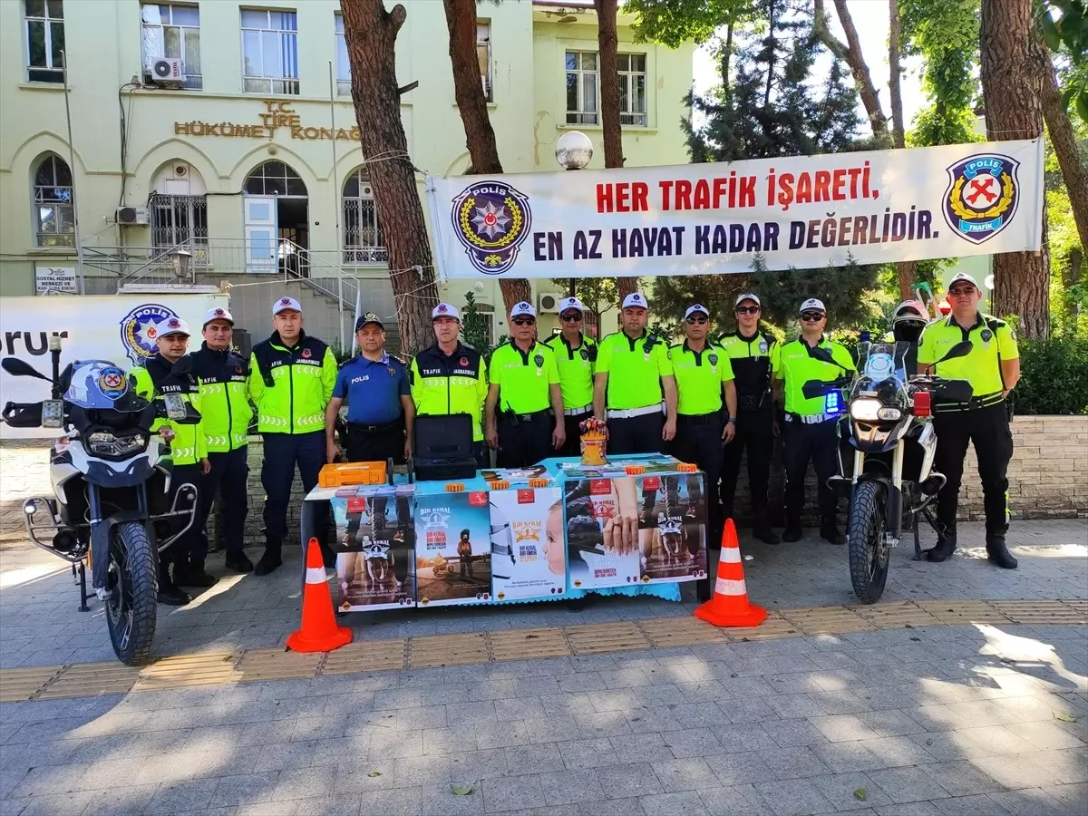 Tire'de Karayolu Trafik Güvenliği Günü Etkinliği Düzenlendi