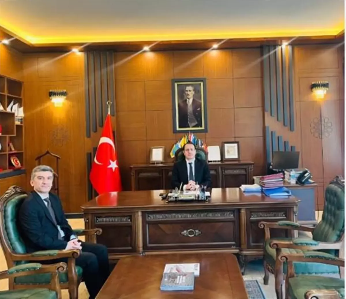 TKDK Elazığ Koordinatörü Veysel Uzun'dan Baskil Kaymakamı Türker'e Ziyaret