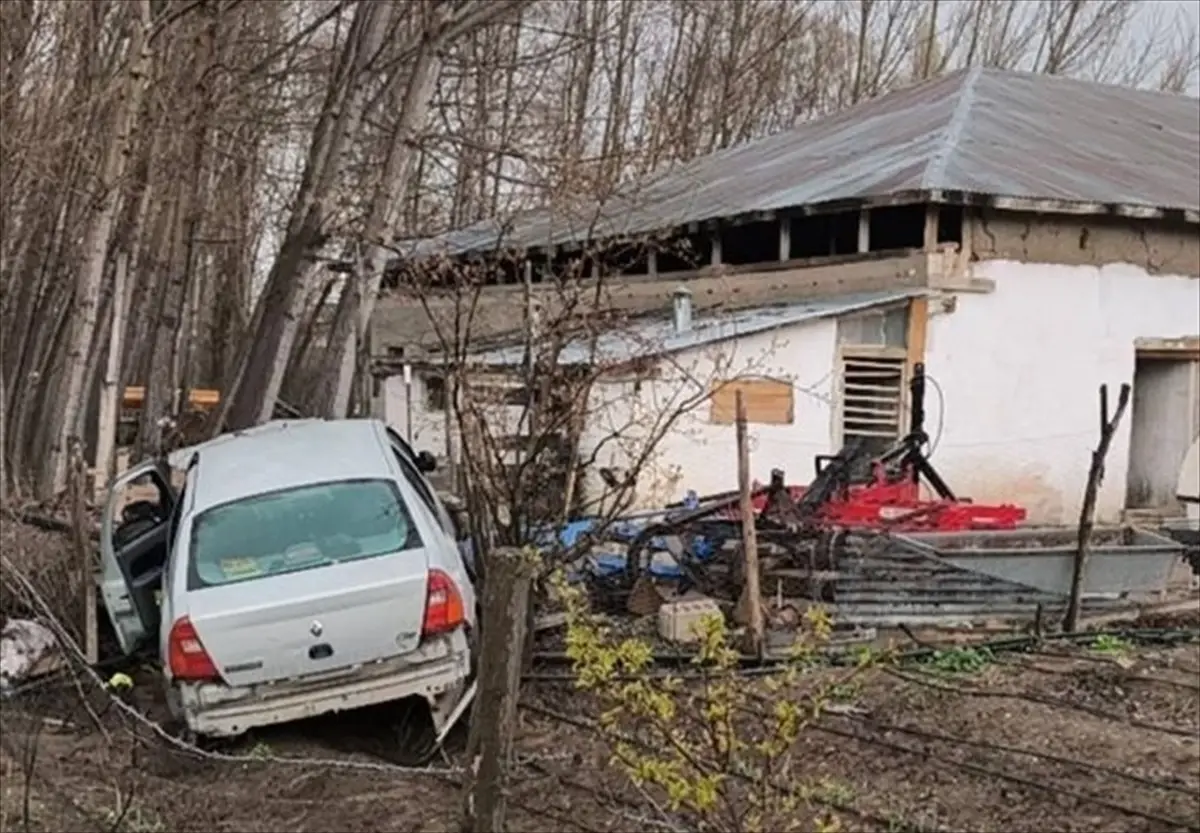 Tokat'ta Otomobil Ev Bahçesine Düştü: 3 Yaralı
