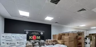 Trabzon'da Kaçakçılık Operasyonu: 3 Ton Tütün ve 1 Milyon Makaron Ele Geçirildi