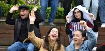 Trabzon'da UEFA Gençlik Ligi final sevinci