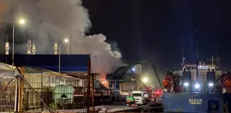 Zonguldak'ta Kömür Deposu Yangını Kontrol Altına Alındı