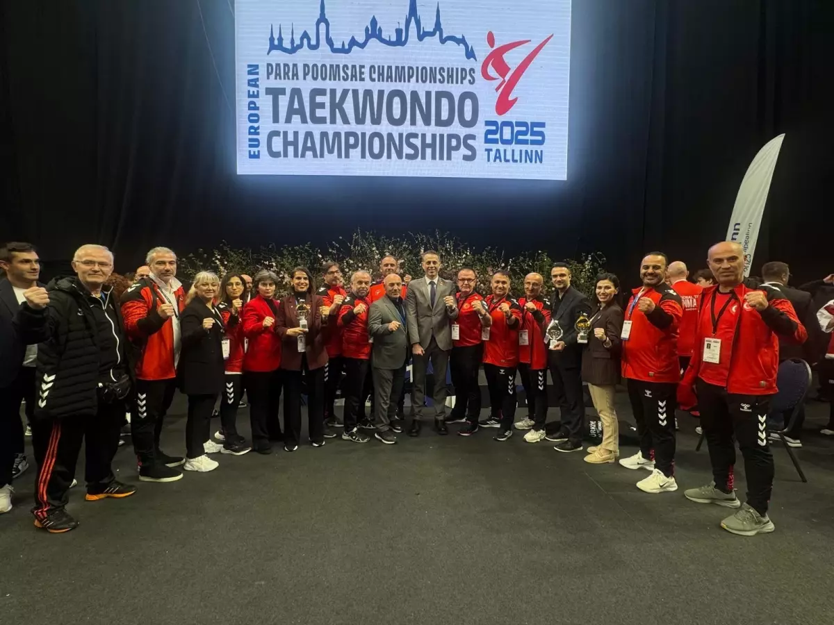 Türkiye, Avrupa Taekwondo Poomsae Şampiyonası'ndan 31 Madalya ile Döndü