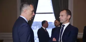 UEFA İstanbul Ofisi'nin açılışı öncesi gala yemeği düzenlendi