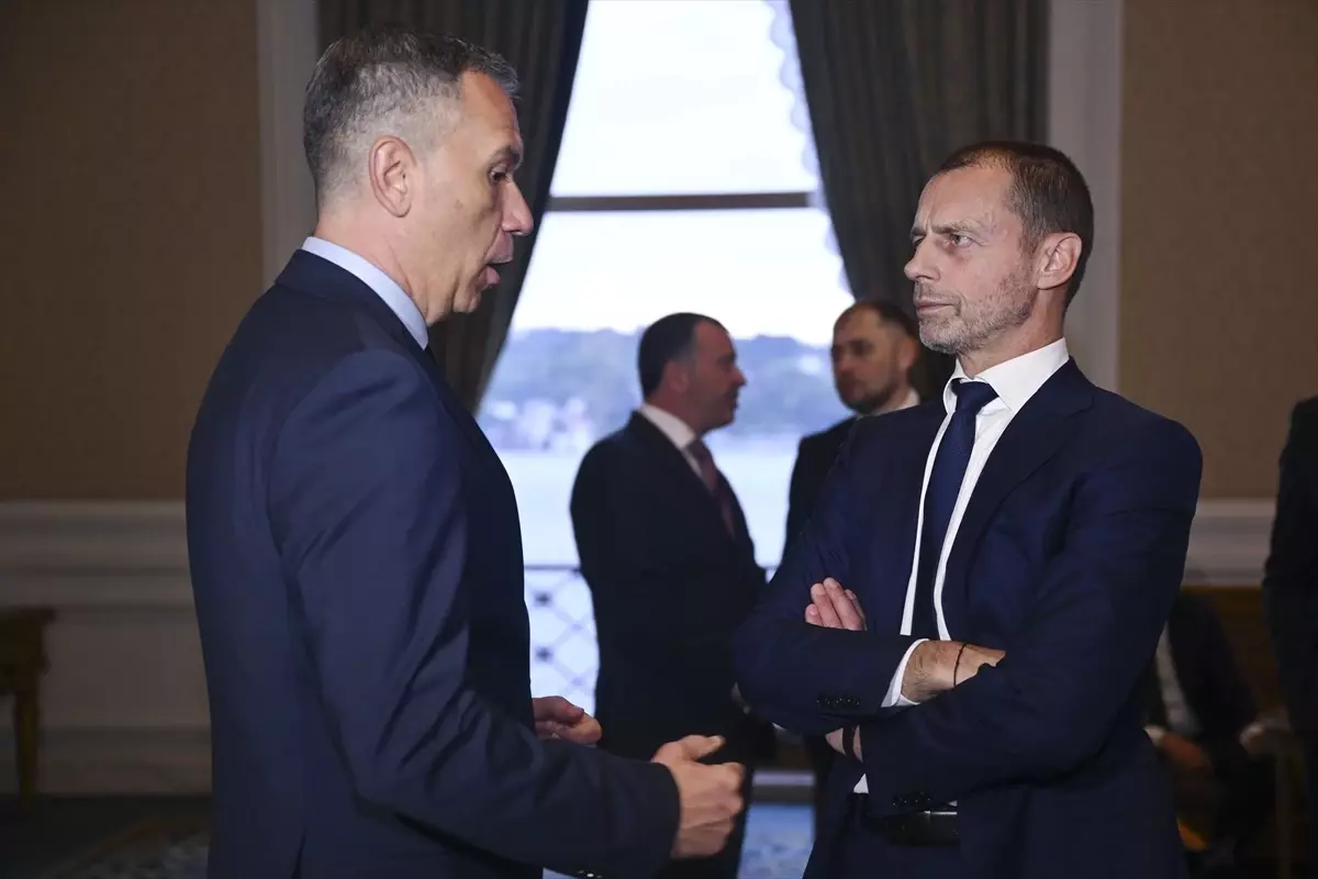 UEFA İstanbul Ofisi'nin açılışı öncesi gala yemeği düzenlendi