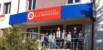 Sivas'ta Öğrenciler İlçe Müftüsünü Ziyaret Etti