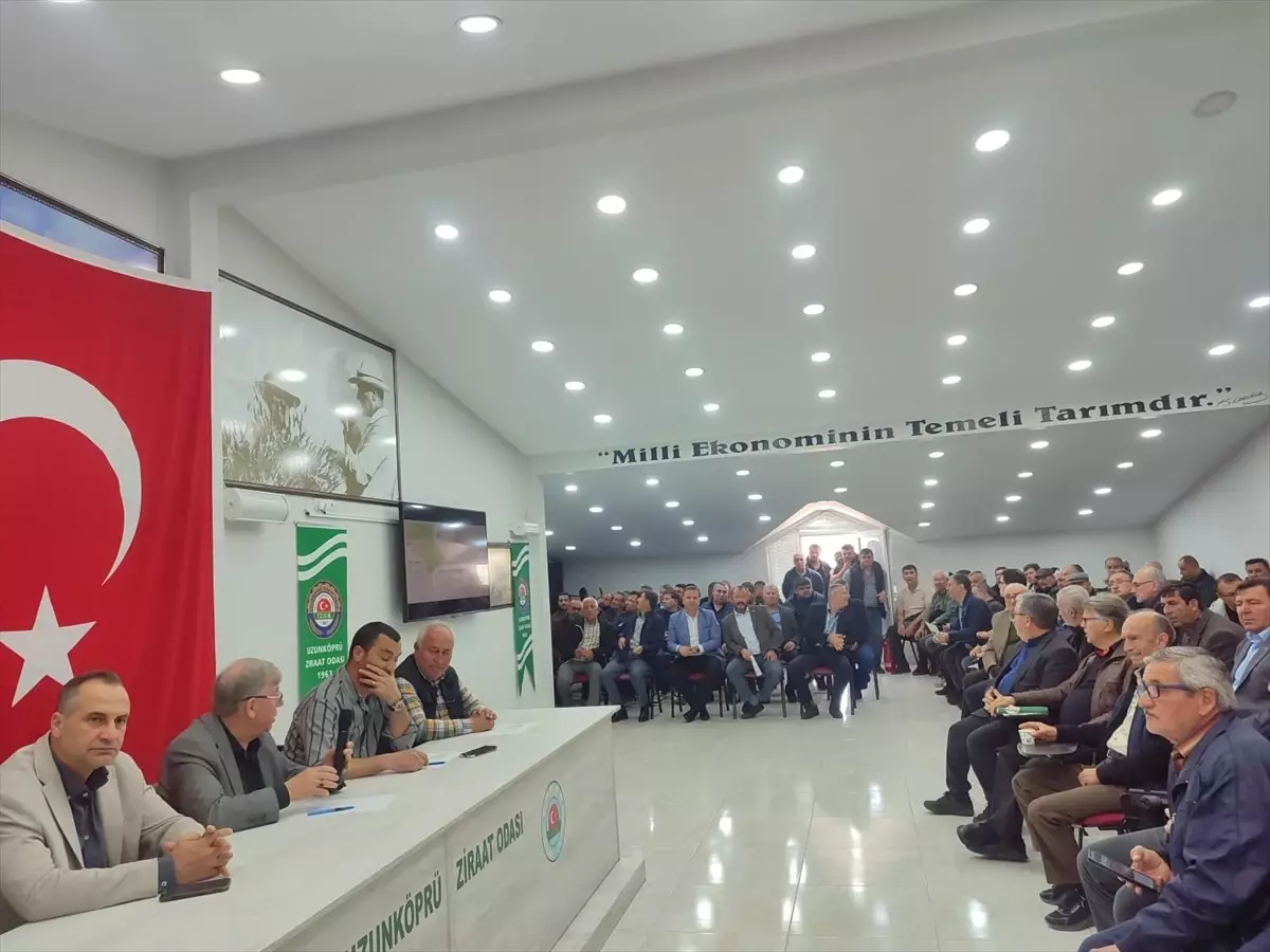 Uzunköprü'de Çeltik Ekim Stratejileri ve Su Yönetimi Toplantısı