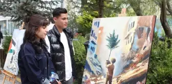 Van'da 'Filistin'de Çocuk Olmak' Sergisi Açıldı