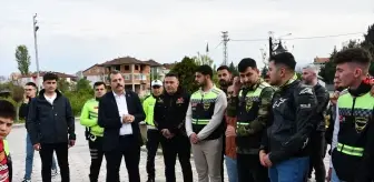 Vezirköprü'de 23 Nisan Coşkusu: Motosiklet Korteji Düzenlendi