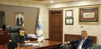 Yahşihan Belediye Başkanı Sungur, koltuğunu 6. sınıf öğrencisine devretti