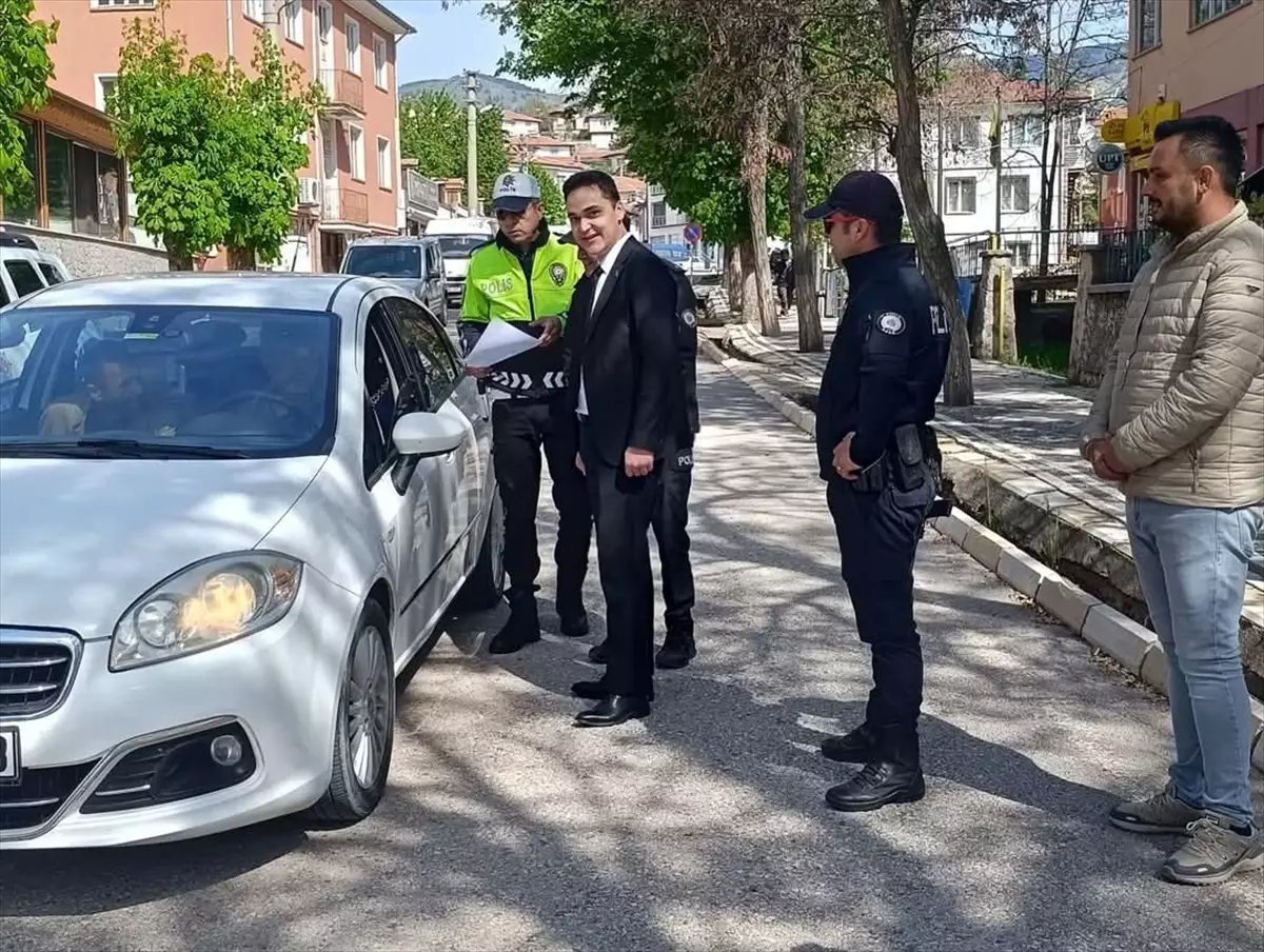 Kaymakam Tiyek'ten Trafik Haftası Ziyareti
