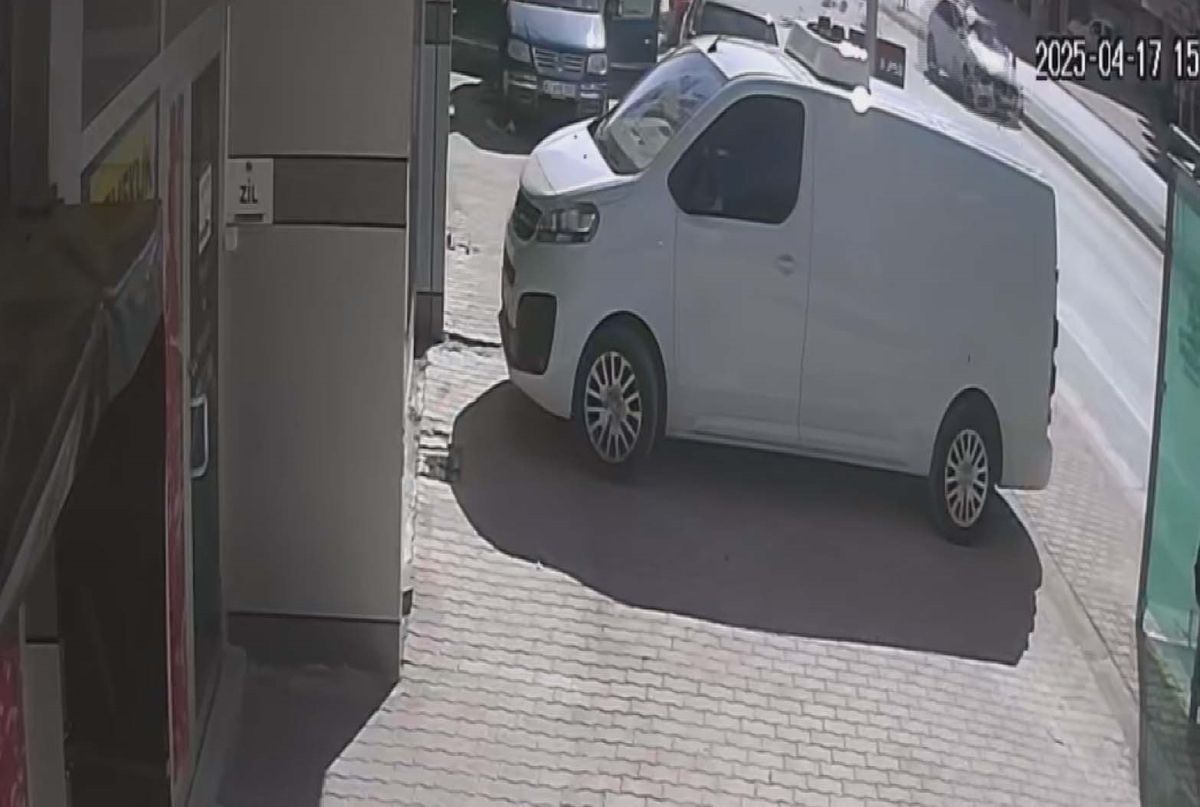 Konya'daki Feci Kaza Anı Güvenlik Kamerasında