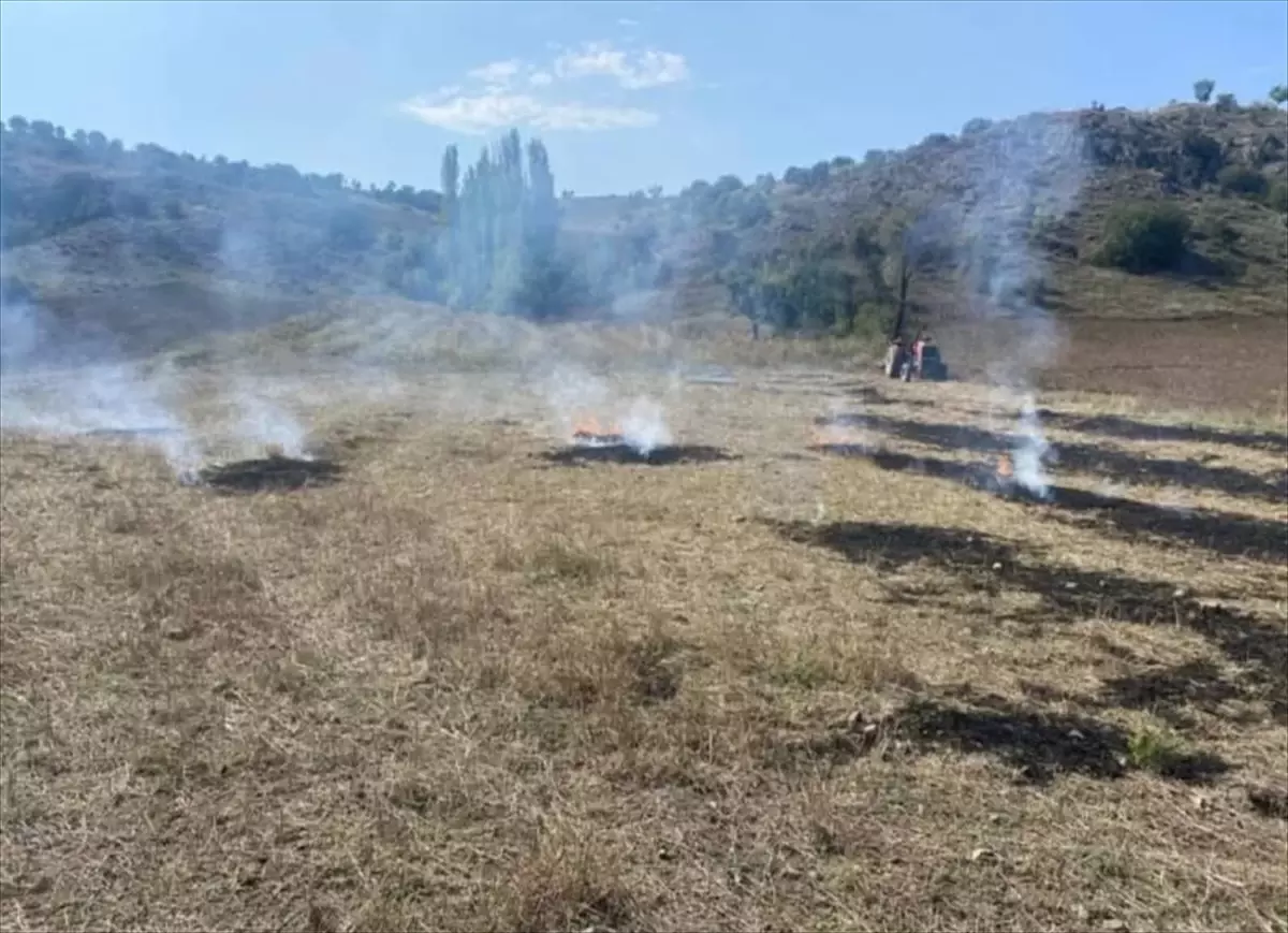 Yozgat'ta Anız Yakma Cezası: 2 Bin 953 Lira