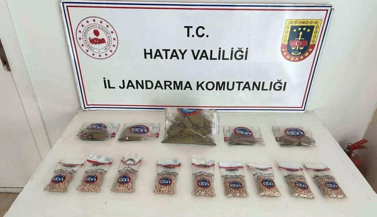 Hatay'da Uyuşturucu Operasyonu: 9 Bin 150 Captagon Hap Ele Geçirildi
