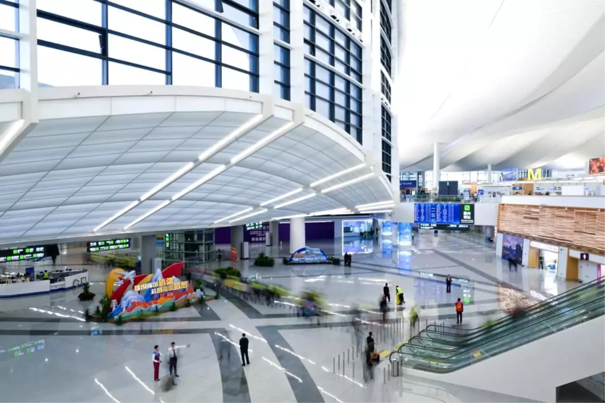 Urumqi Havalimanı'nda Yeni Terminalin Deneme Faaliyetleri Başladı