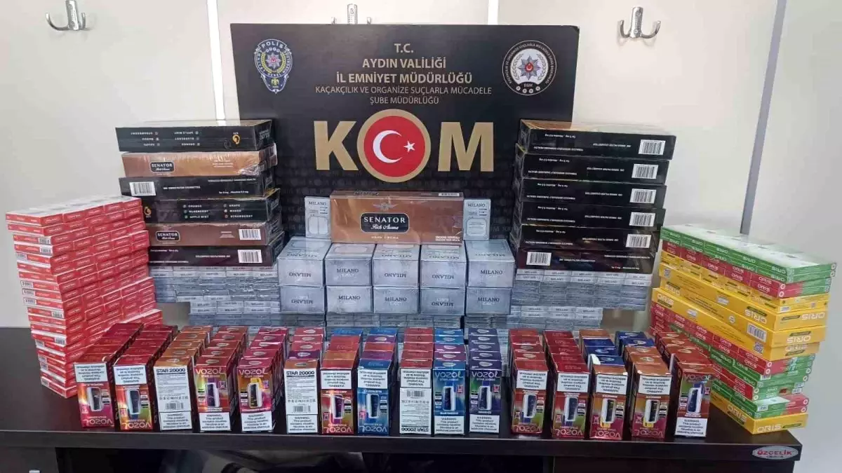 Aydın'da Kaçak Sigara Operasyonu: 650 Paket Gümrük Kaçağı Ele Geçirildi