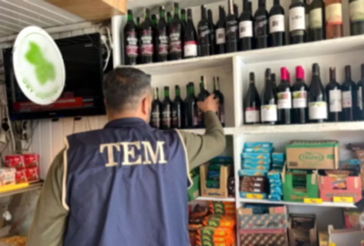 Besni'de Kaçak İçki Denetimi Gerçekleştirildi