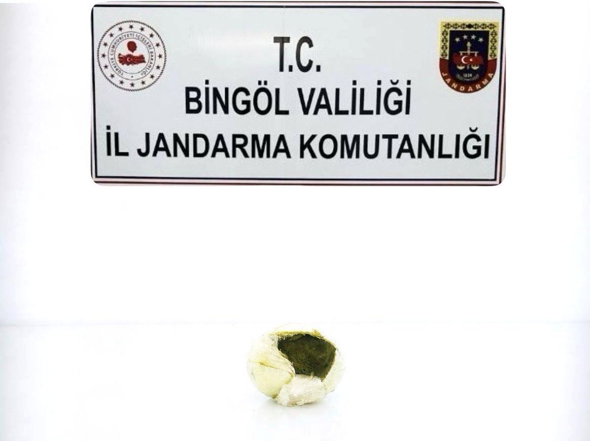 Bingöl'de Jandarma Operasyonunda 454 Gram Toz Esrar Ele Geçirildi