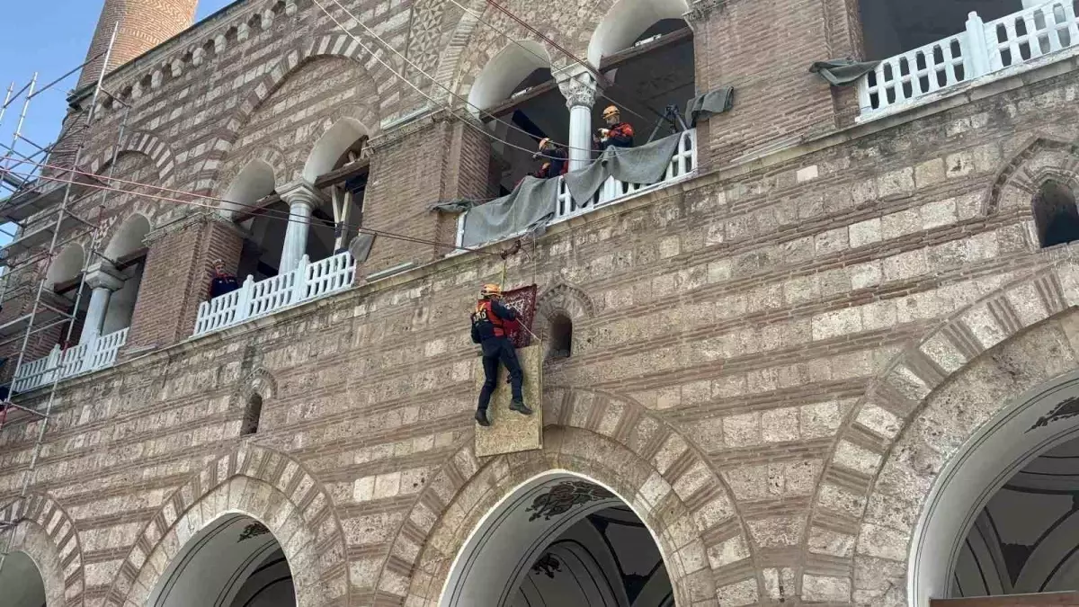 Bursa'da Deprem Senaryosu ile Kültürel Miras Tatbikatı Gerçekleştirildi
