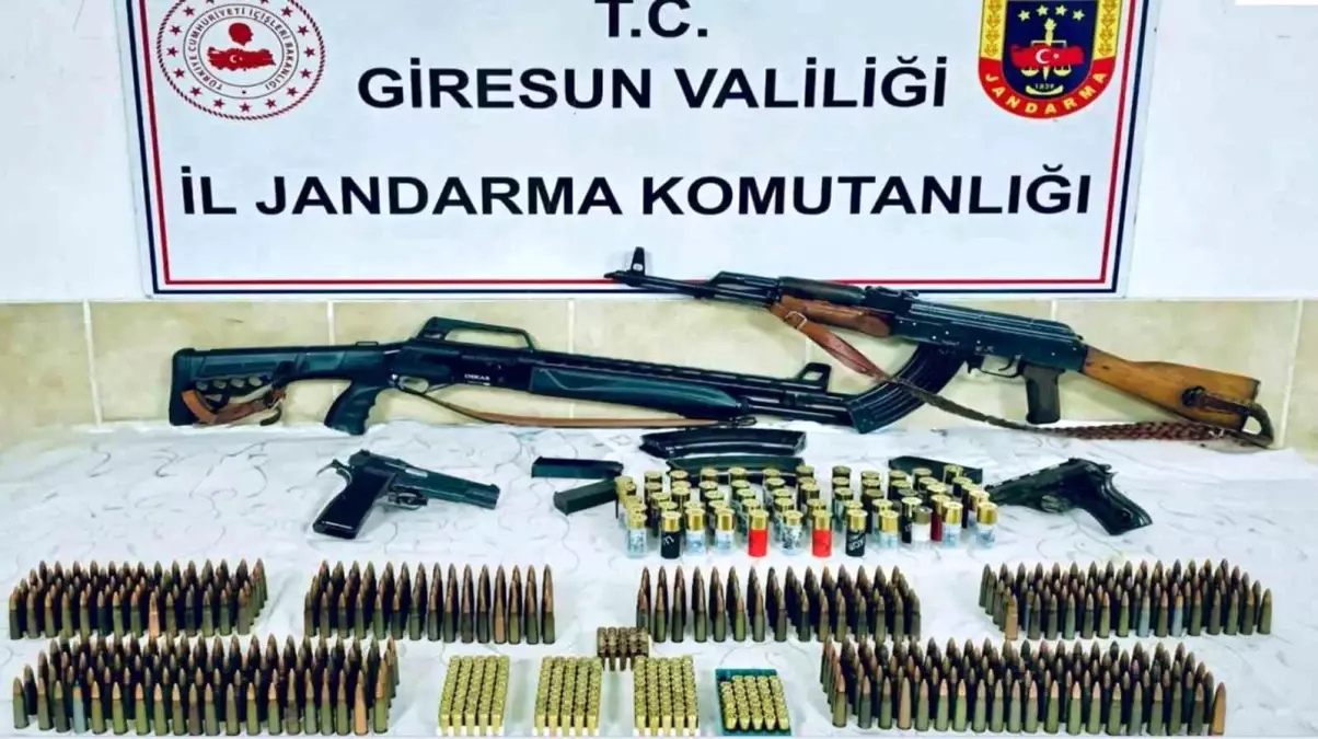 Giresun'da Cephanelik Gibi Silah Deposu Bulundu