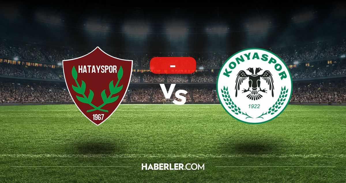 Hatayspor Konyaspor maçı kaç kaç, bitti mi? MAÇ SONUCU! Hatayspor Konyaspor golleri kim attı, canlı maç anlatımı!