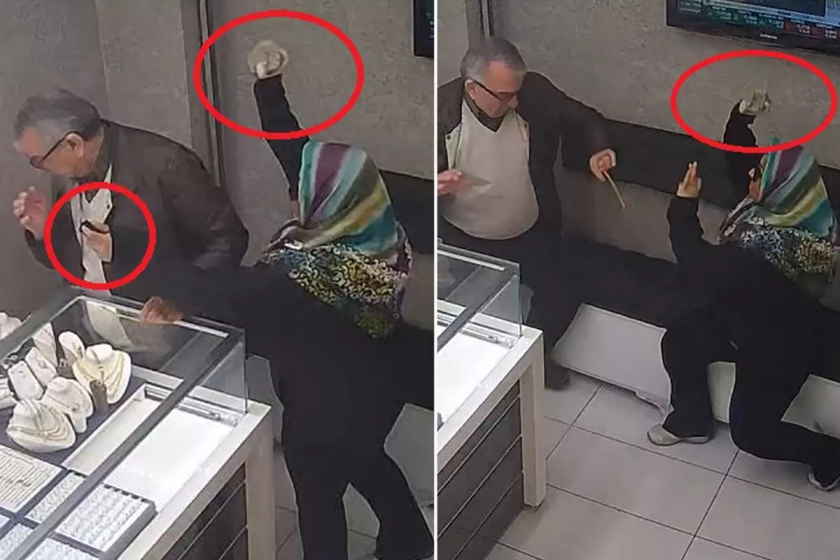 Kriptoda dolandırılan bankacı kadın kuyumcu soymaya kalktı