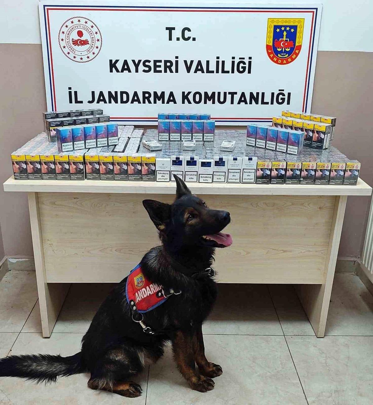 Kayseri'de 670 Paket Kaçak Sigara Ele Geçirildi