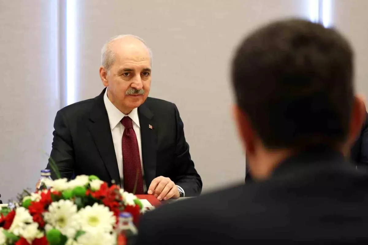 TBMM Başkanı Kurtulmuş, Filistin'i Destekleyen Parlamentolar Grubu Toplantısı'nda Ürdün ile Bir Araya Geldi