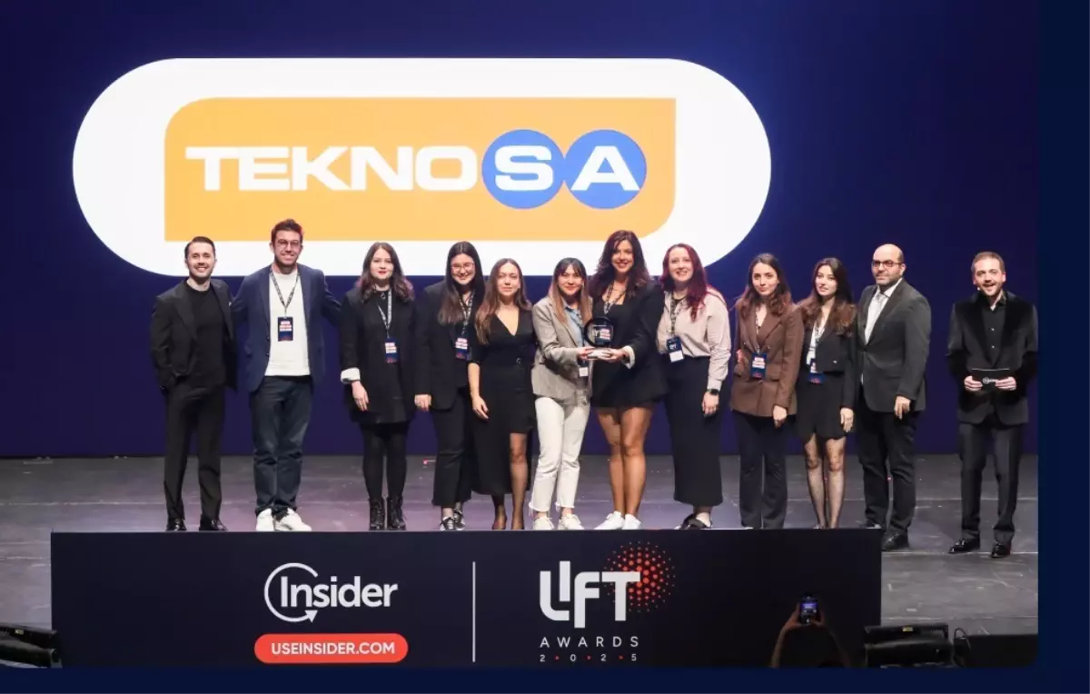 TEKNOSA, Lift Awards'ta Birincilik Ödülü Kazandı
