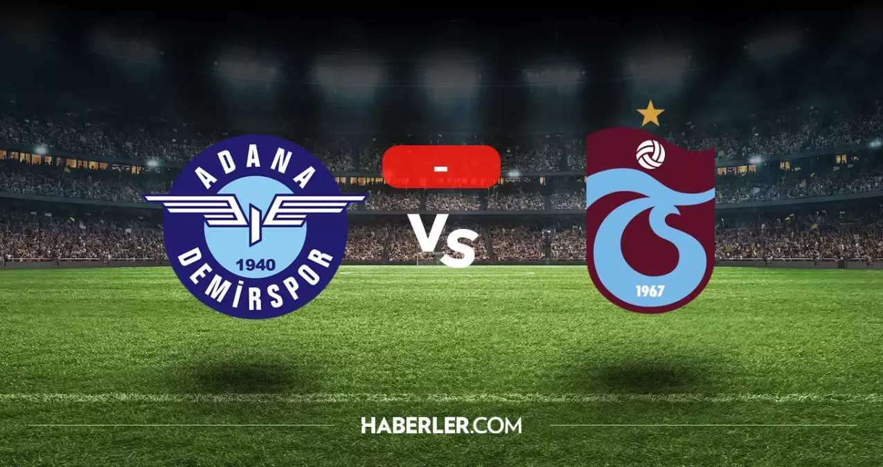 Adana Demirspor Trabzonspor maçı kaç kaç, bitti mi? MAÇ SONUCU! Adana Demirspor Trabzonspor golleri kim attı, canlı maç anlatımı!