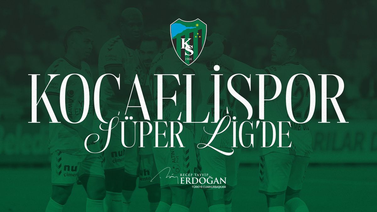 Cumhurbaşkanı Erdoğan, Kocaelispor'u Tebrik Etti