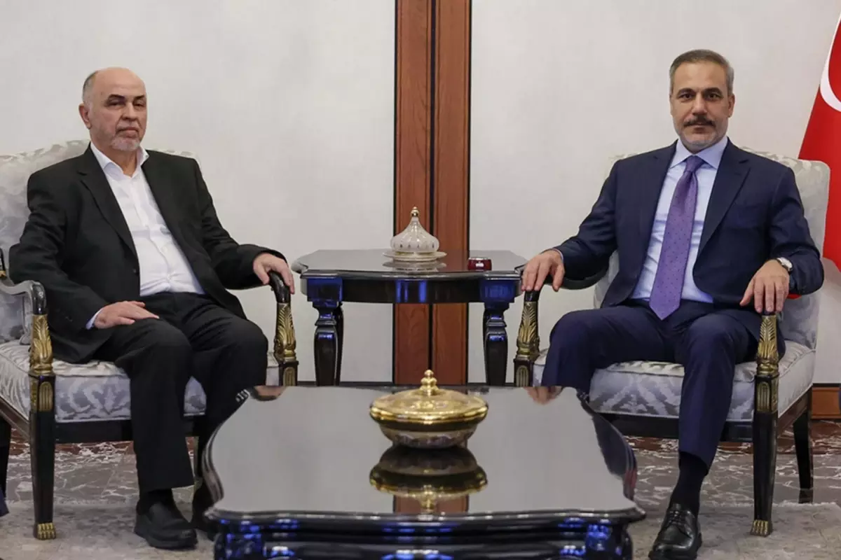 Dışişleri Bakanı Fidan, Hamas heyetiyle görüştü