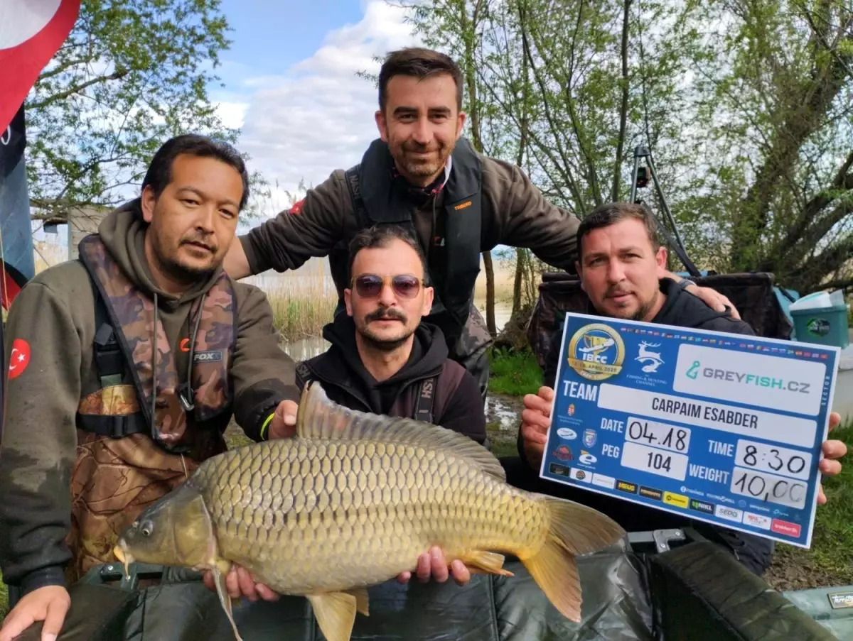 Türkiye, 'XI. IBCC International Balaton Carp Cup' Yarışmasında Sektör 3'üncüsü Oldu