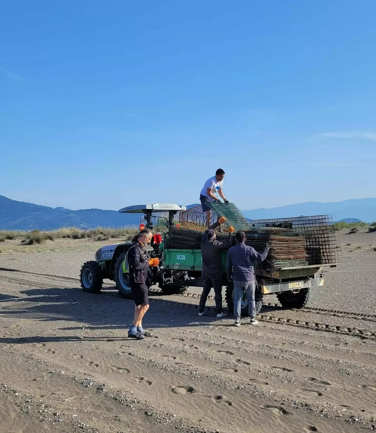 İztuzu Plajı'nda Caretta Carettalar İçin Yuvalama Hazırlıkları Başladı