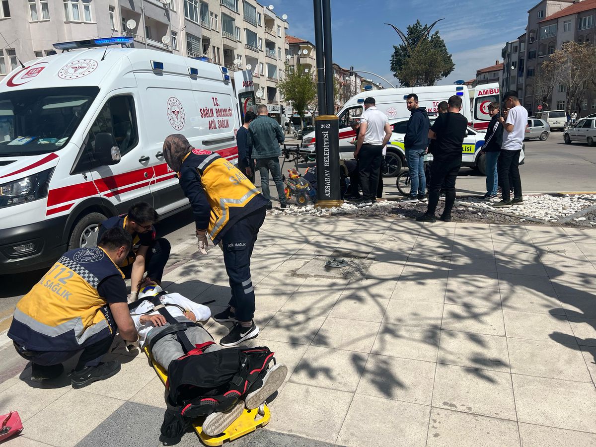 Aksaray'da Elektrikli Bisiklet Kazası: Sürücü Kaza Yerinden Kaçtı
