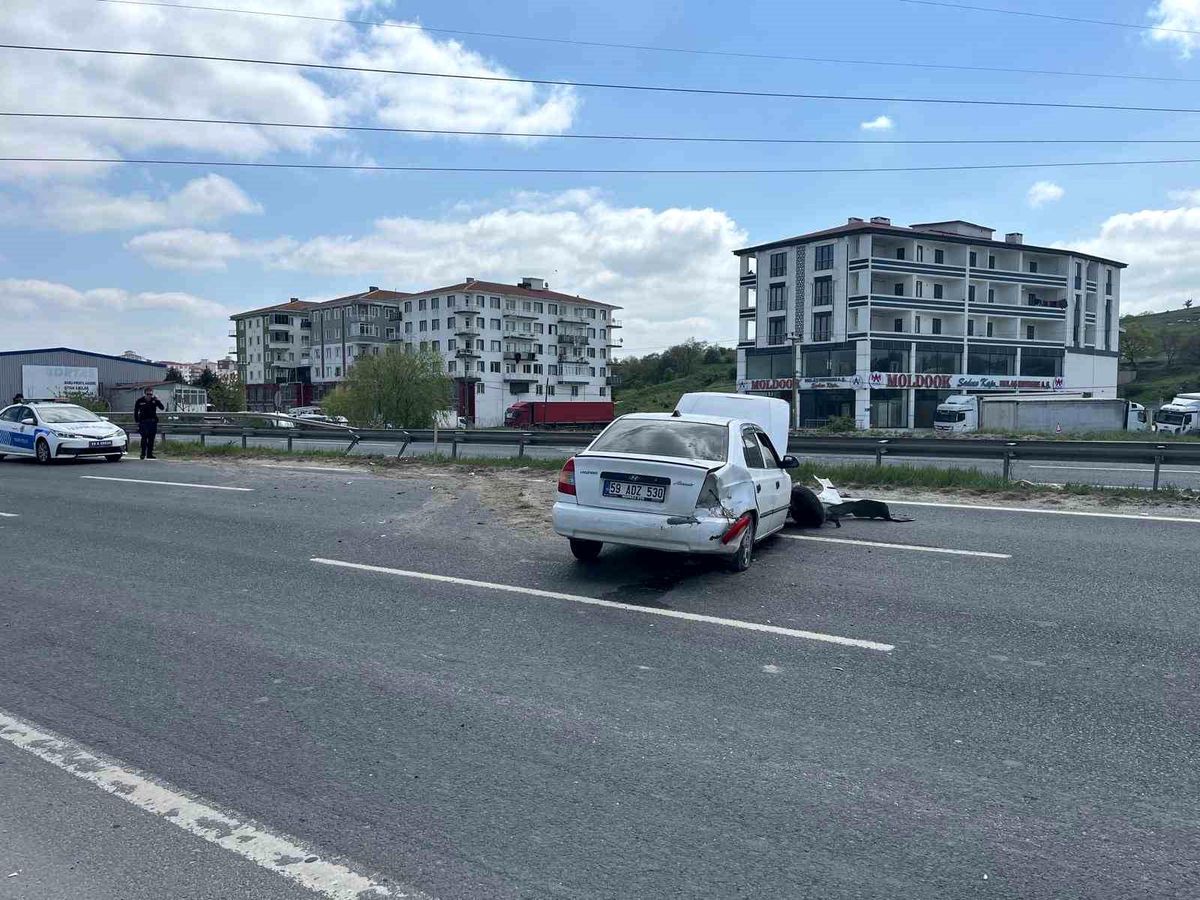 Tekirdağ'da Trafik Kazası: 1 Yaralı