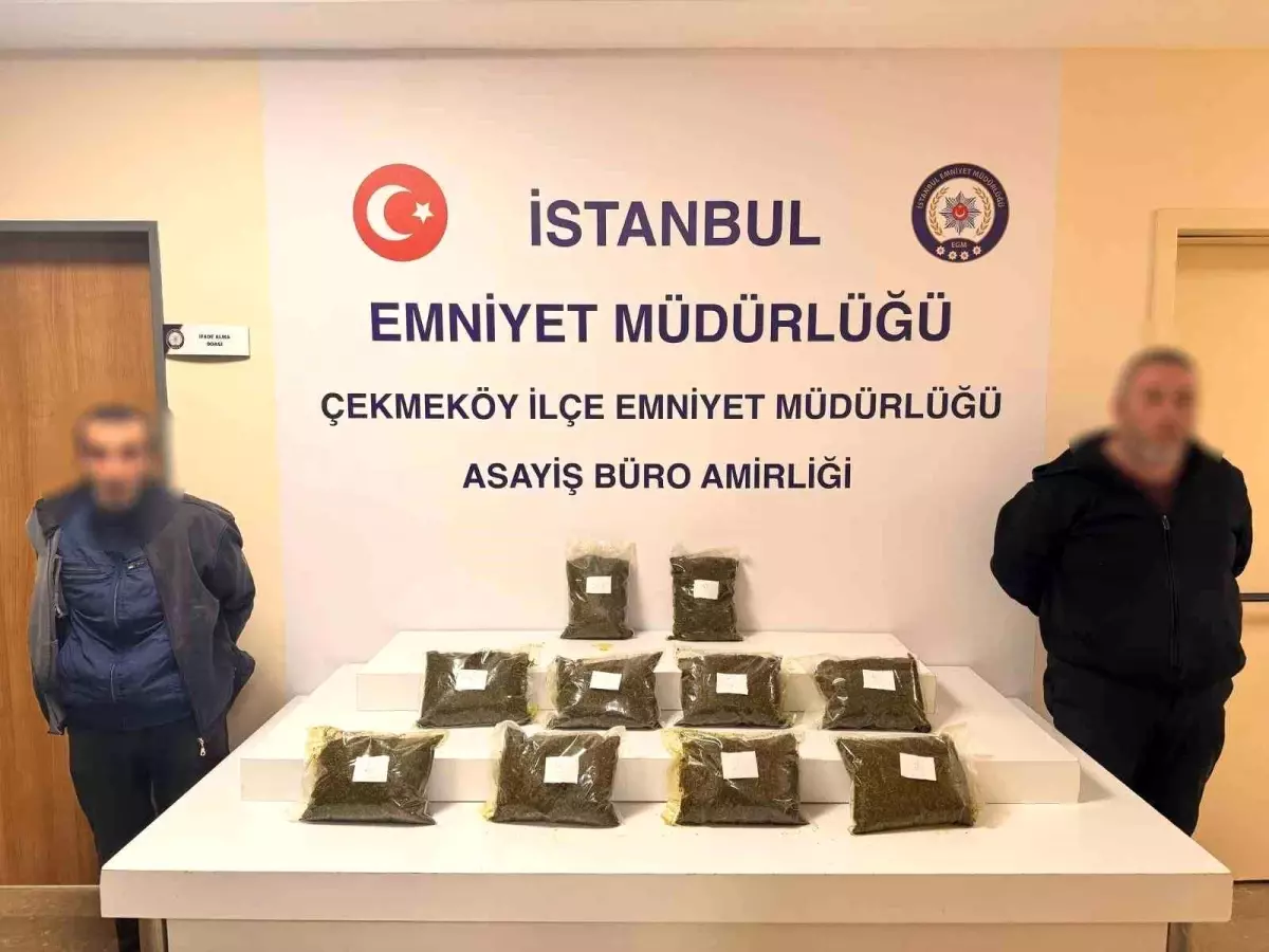 Çekmeköy'de Uyuşturucu Operasyonu: 10 Kilogram Bonzai Ele Geçirildi