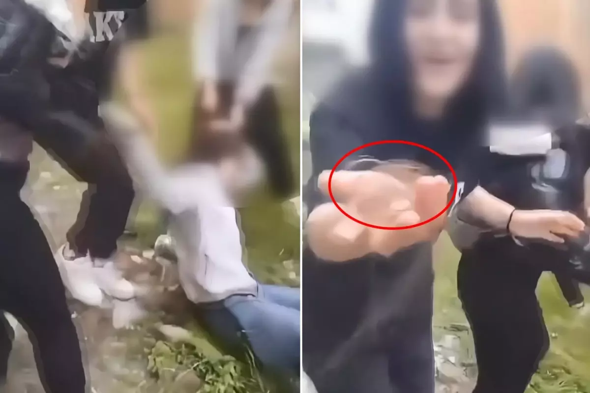 Kız çocuğunu darbedip o anları kaydettiler