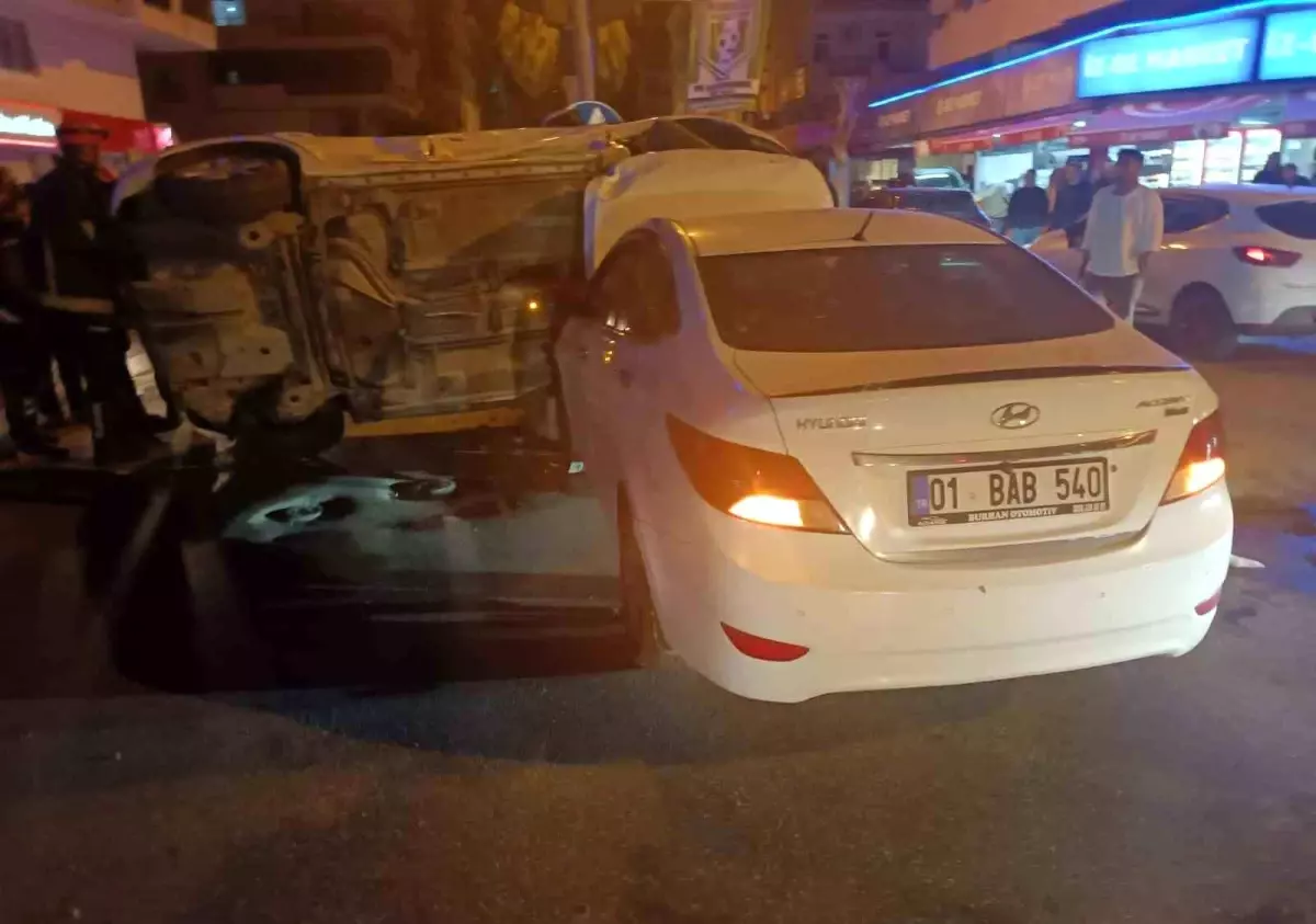 Manavgat'ta Kavşakta Kaza: Şans Eseri Yaralanan Yok